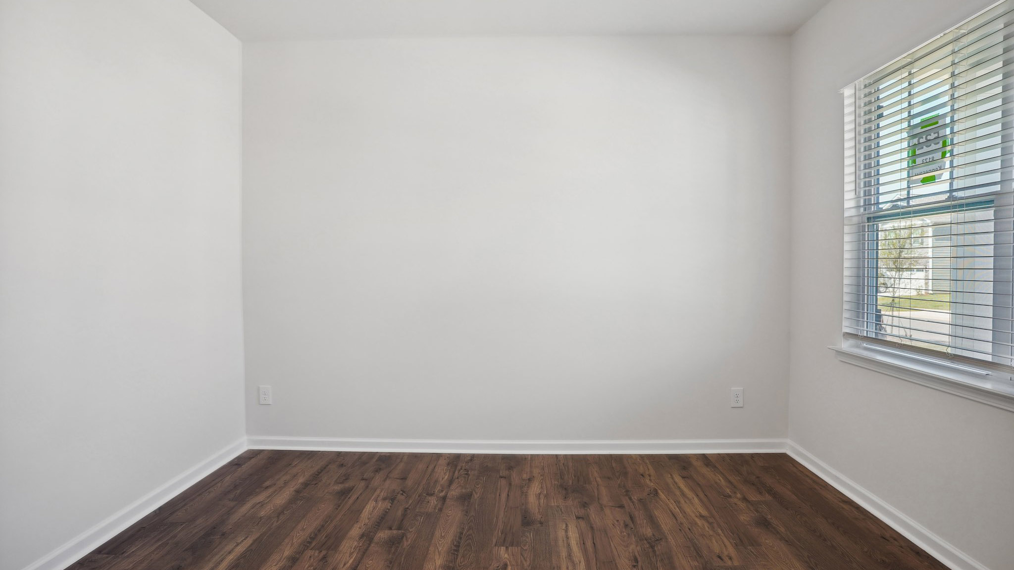 Flex or dining room with french doors and large window