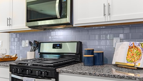 Hayden Model Kitchen with White Cabinets and Island