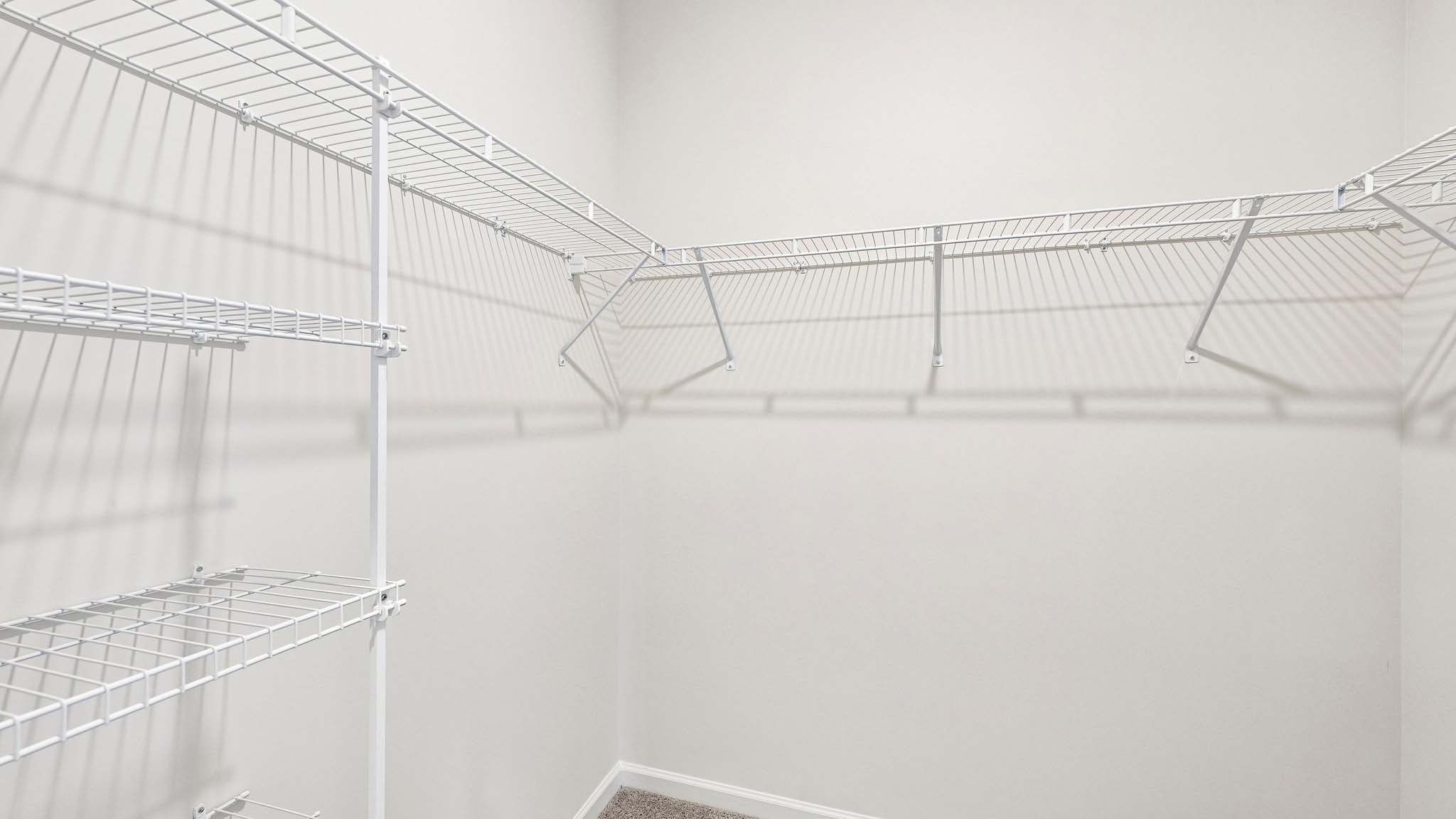 Primary walk in closet