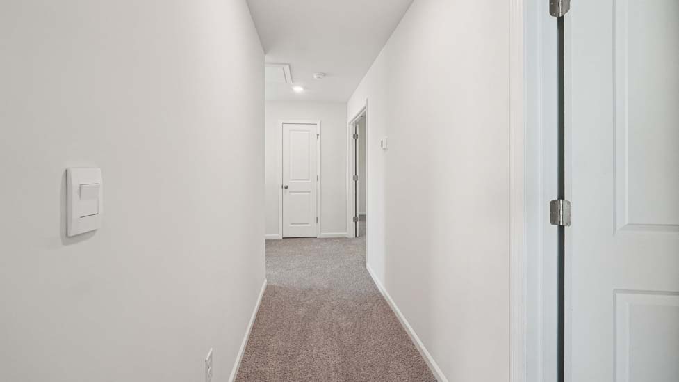 Carpeted hallway