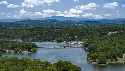 Lake Hickory Near Cline Village in Conover, NC