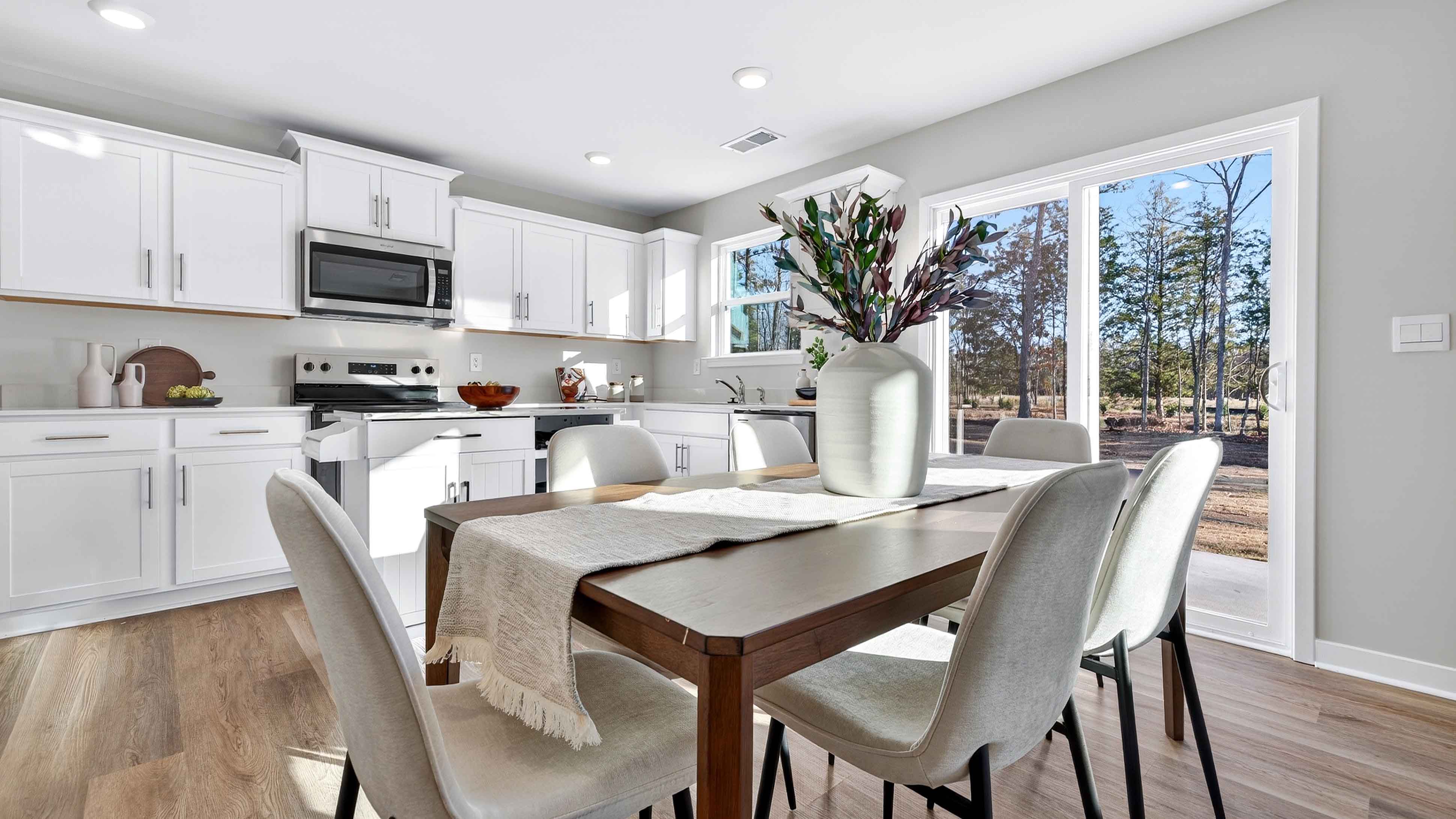 Dining room beside kitchen