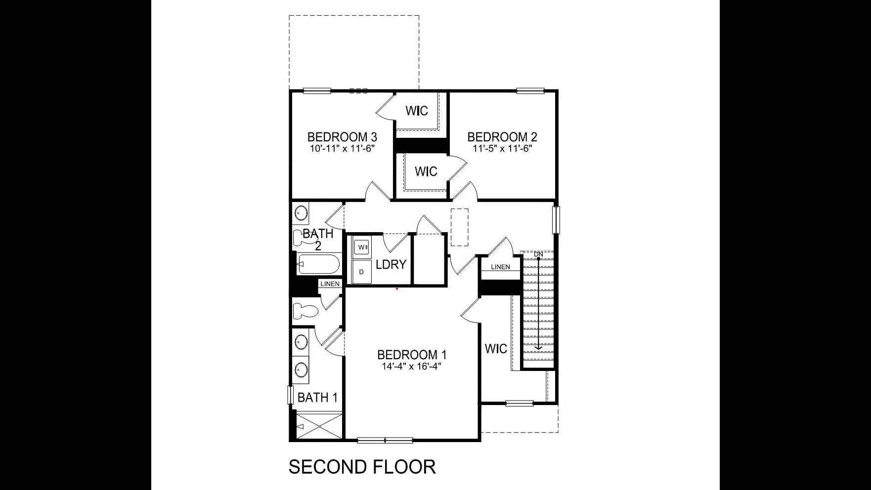 Darwin second floor plan