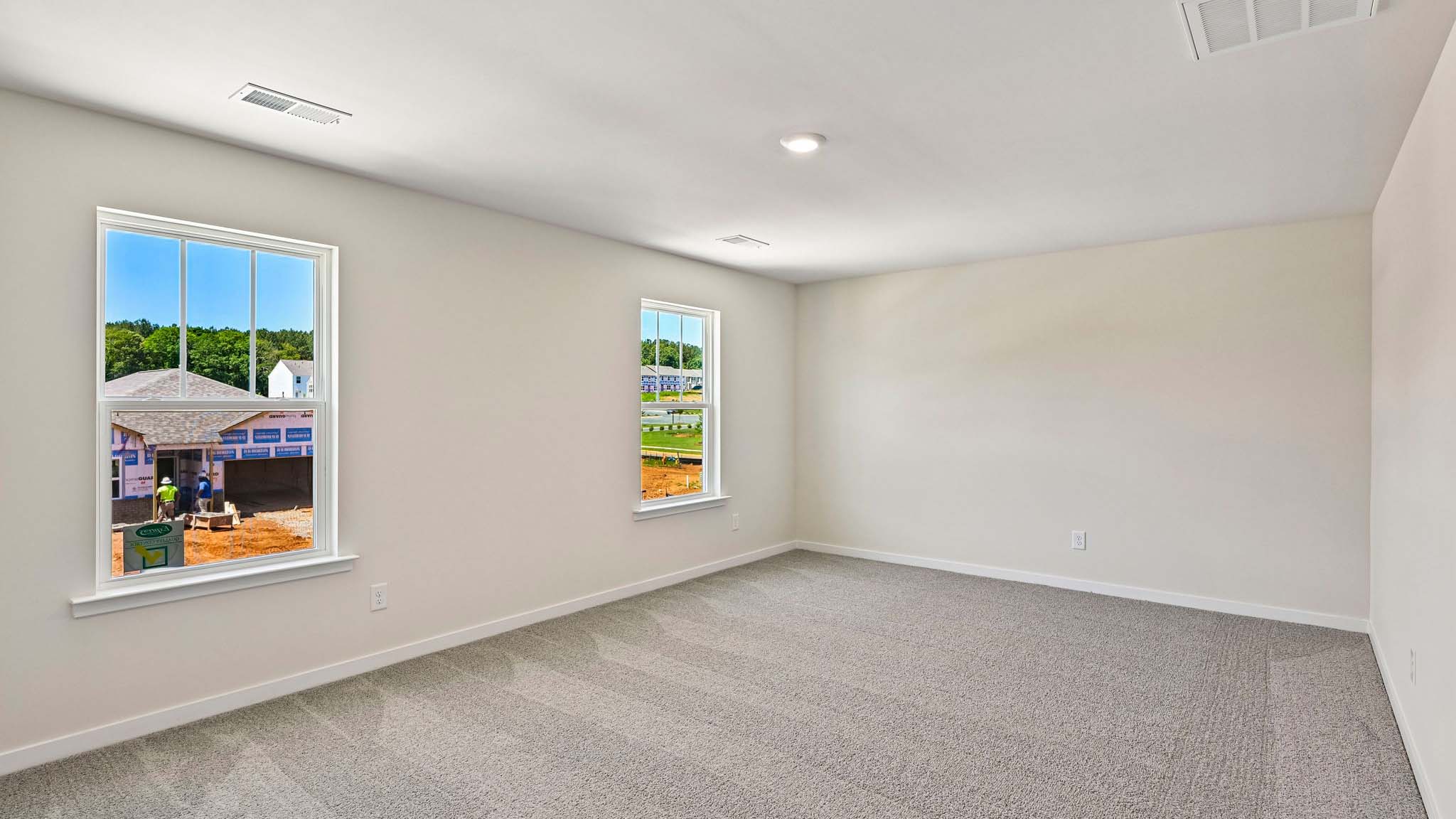 carpeted bedroom