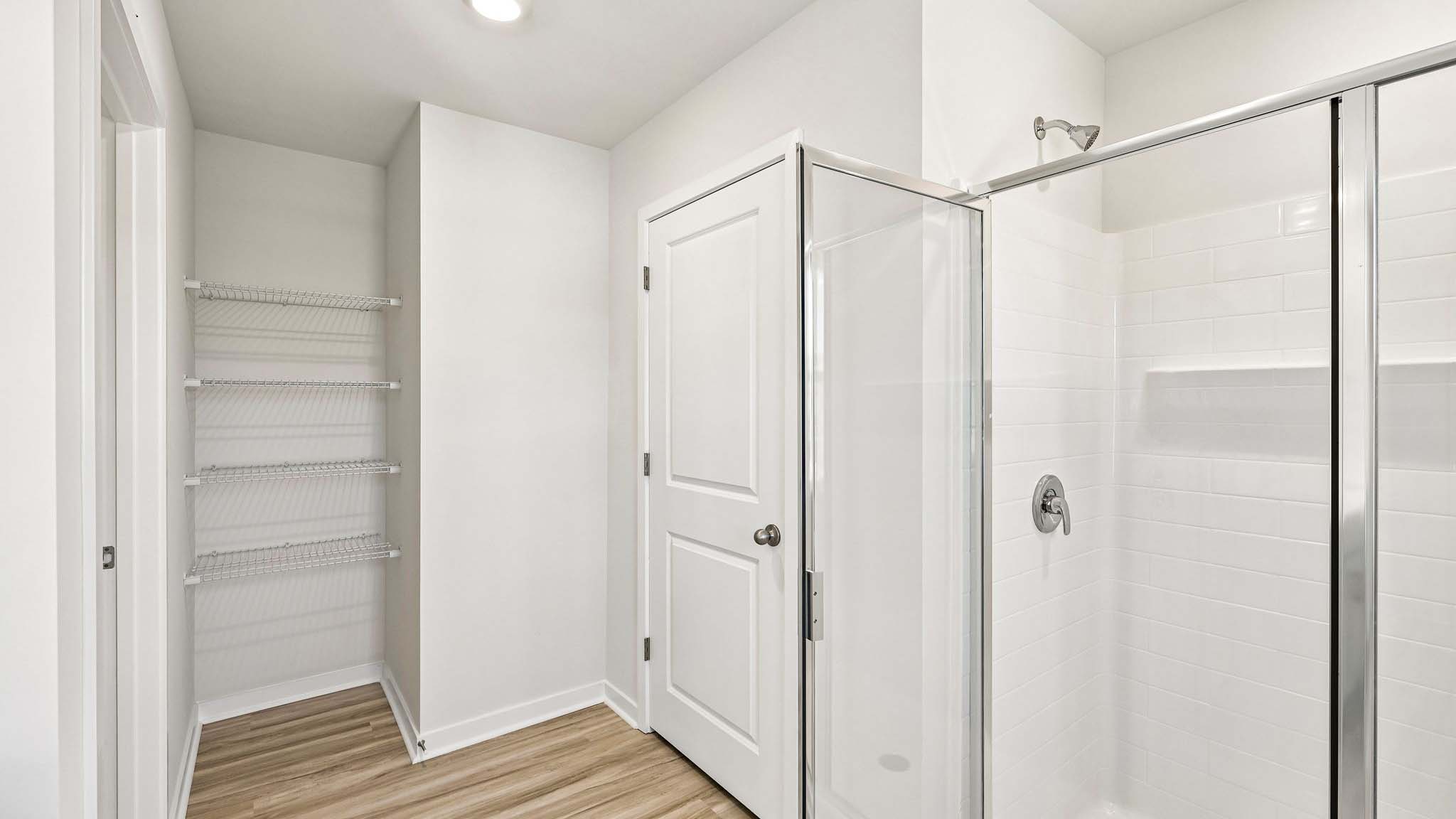Bathroom with dual sink vanity