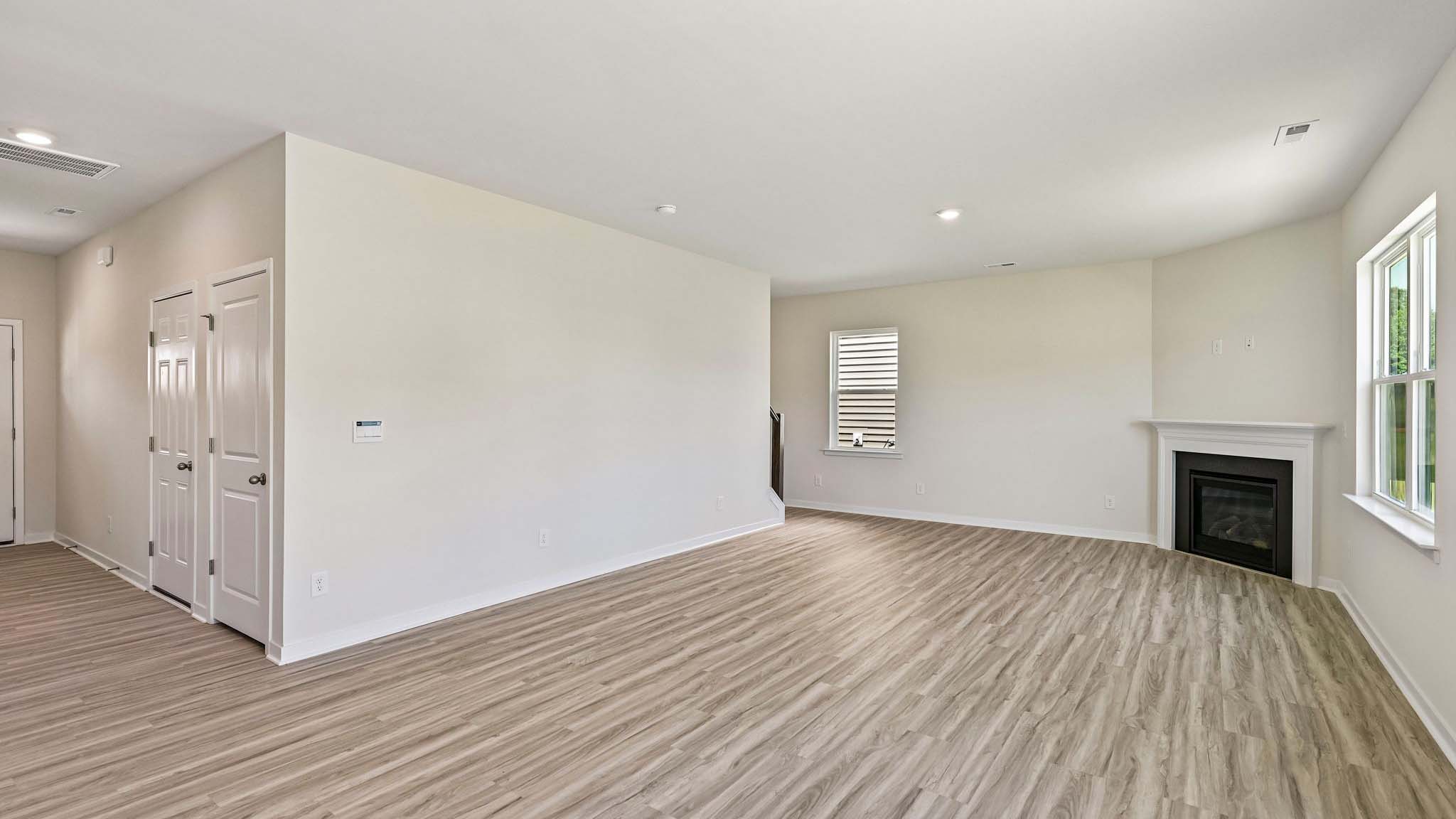 open concept living room