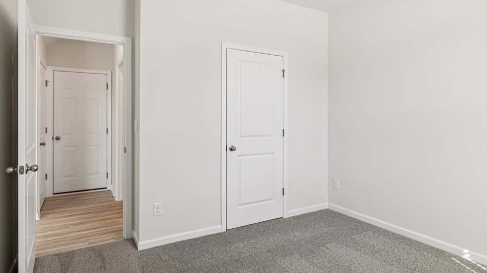 Bedroom with windows