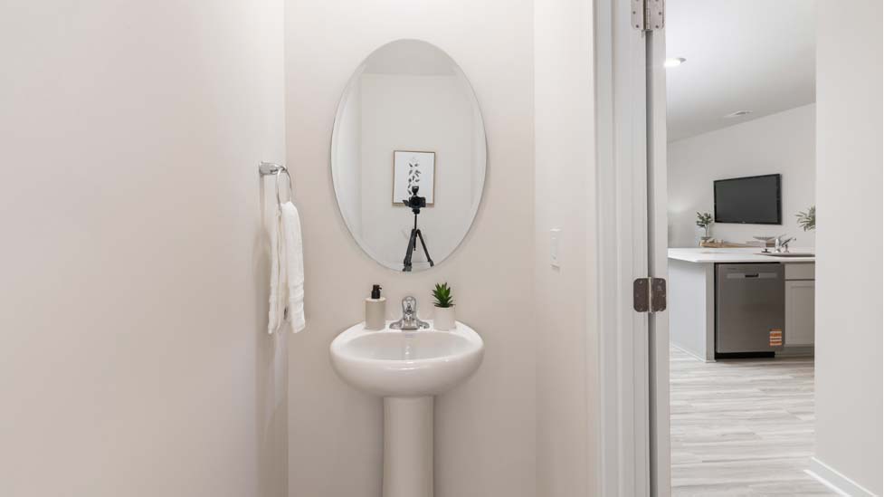 Powder bathroom