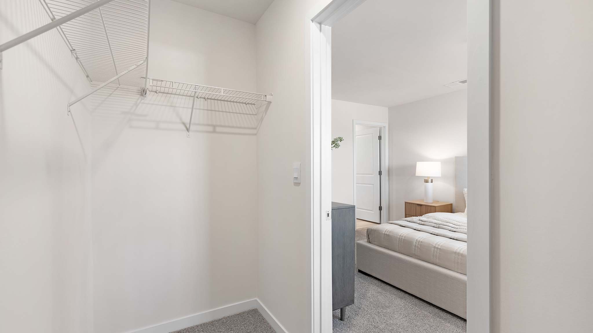 primary bedroom walk in closet