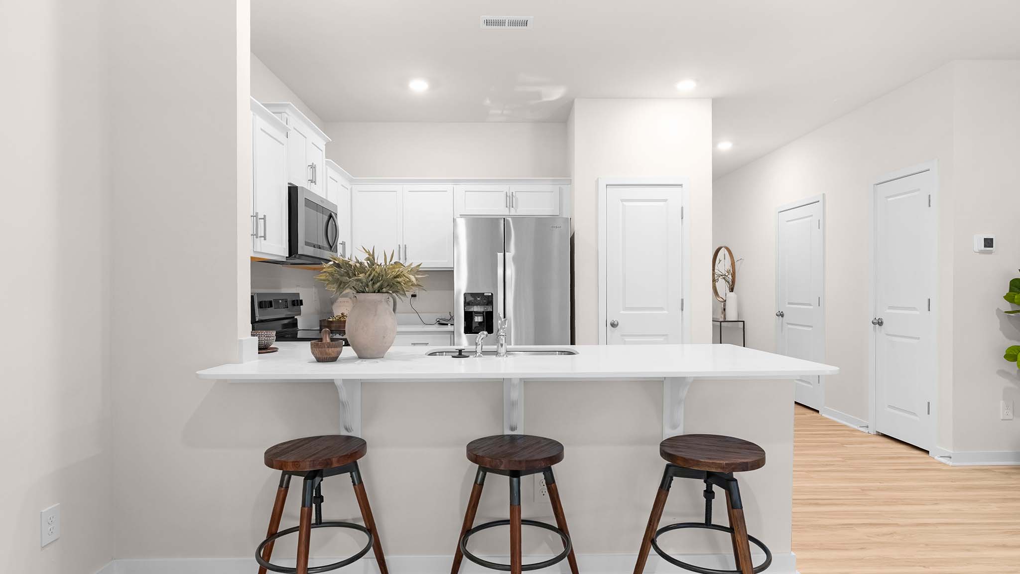 kitchen with stainless steel appliances