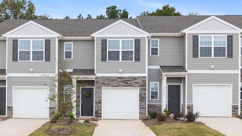 Clark Creek Pearson model front exterior in Charlotte, NC