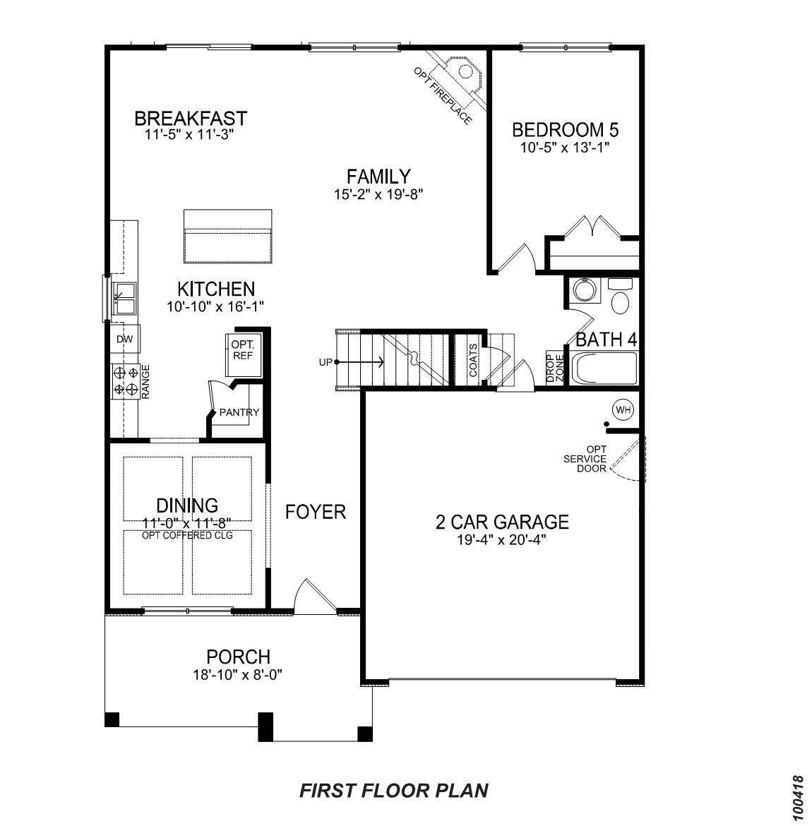 London first floor plan