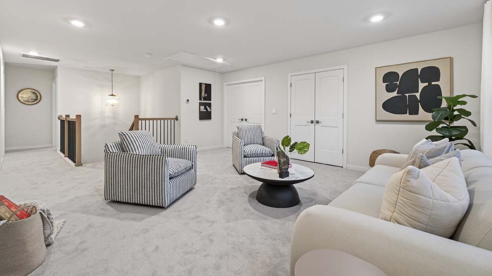 Hampshire Model Upstairs Primary Suite with Trey CeilingHampshire Model Upstairs Primary Suite with Trey Ceiling