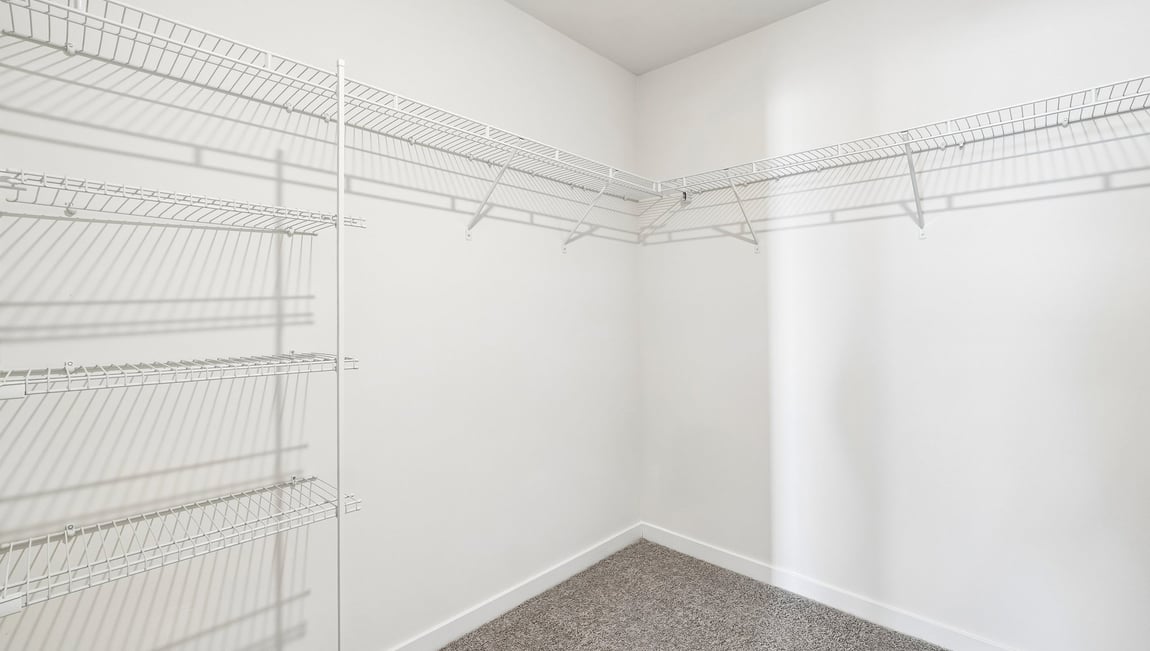 Primary walk in closet