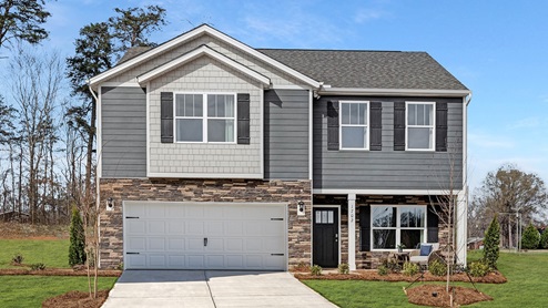 Falls at Newton Penwell Model Front Exterior