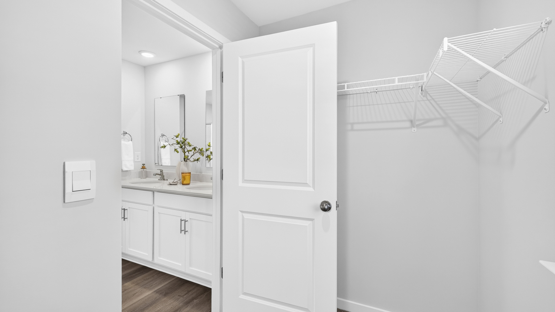 Primary walk in closet