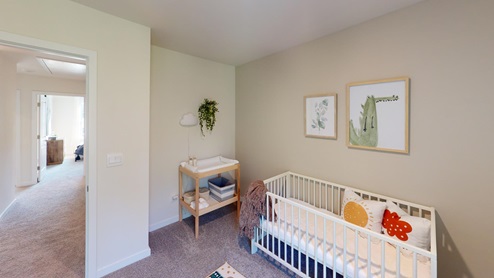 Carpeted bedroom