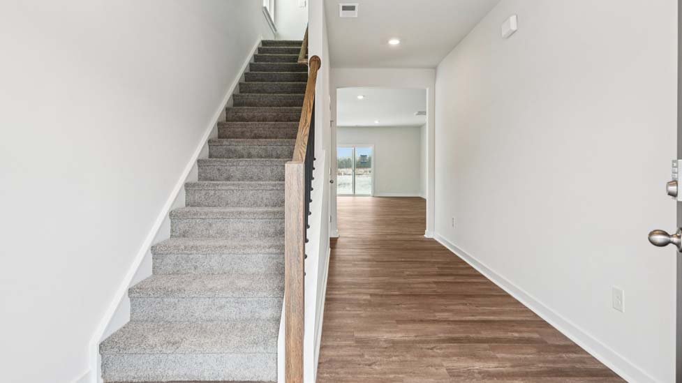 Welcoming foyer and staircase