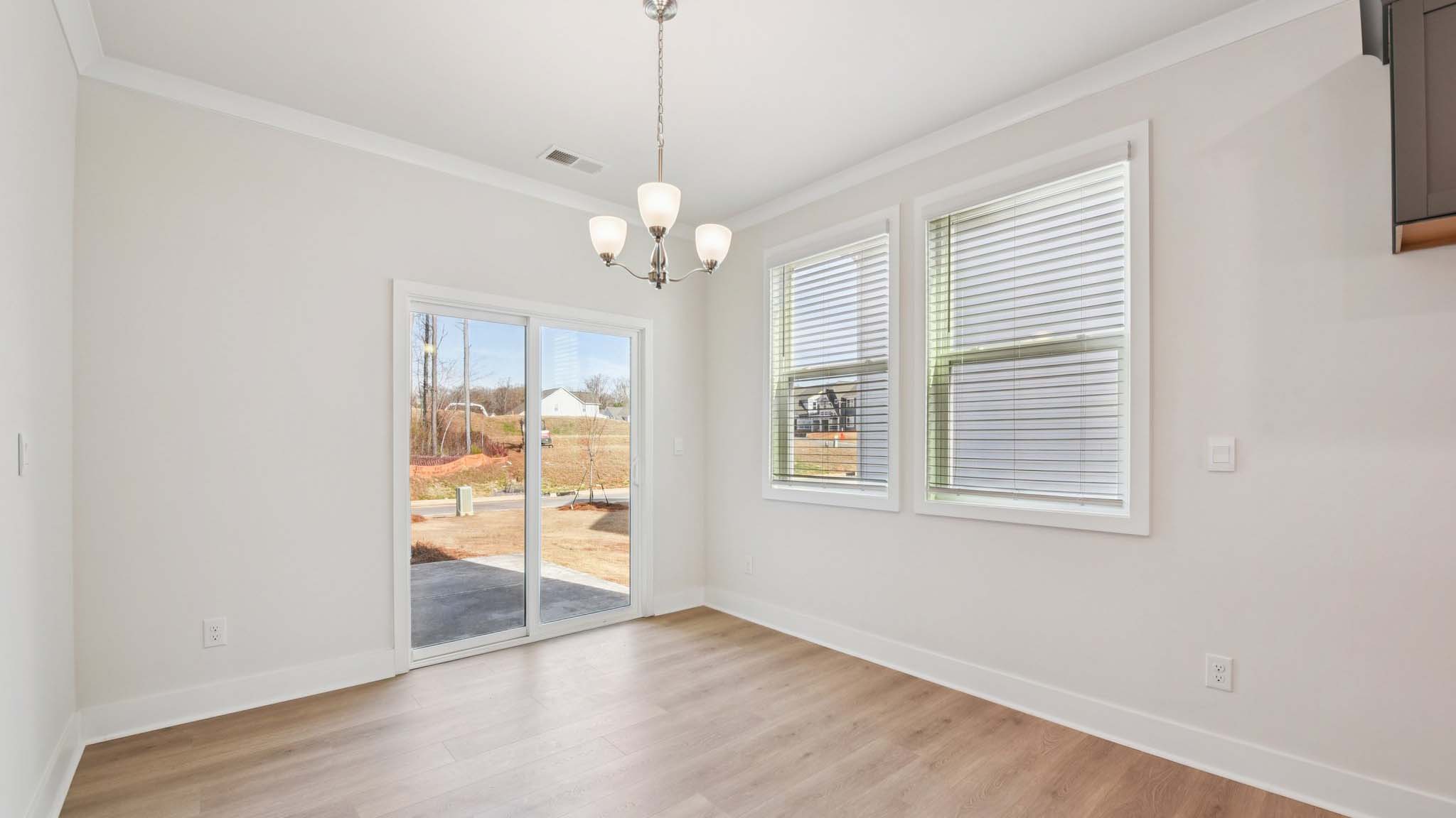 Dining room area with window