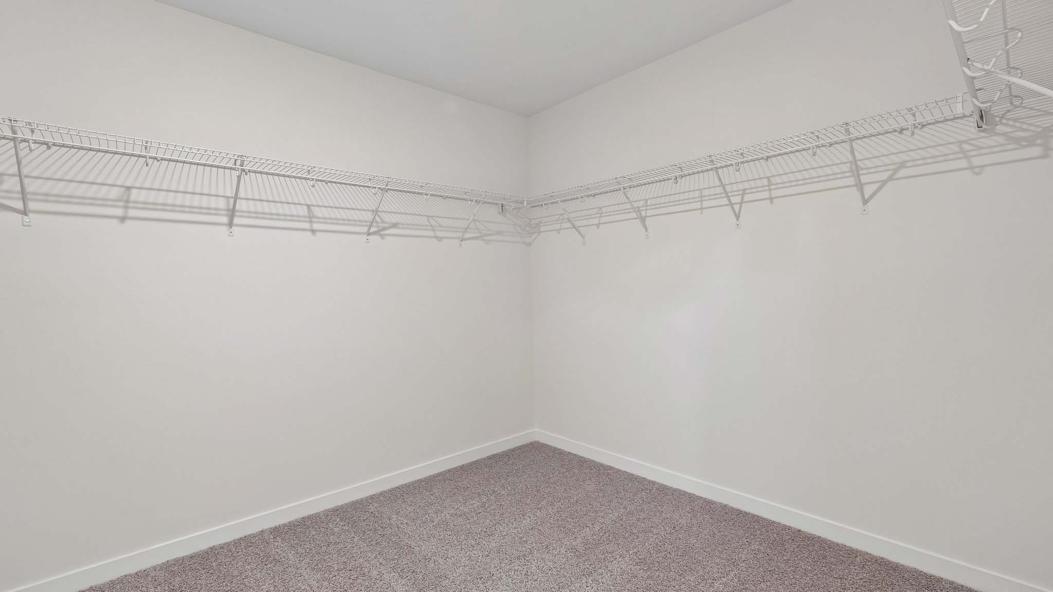 Primary walk in closet