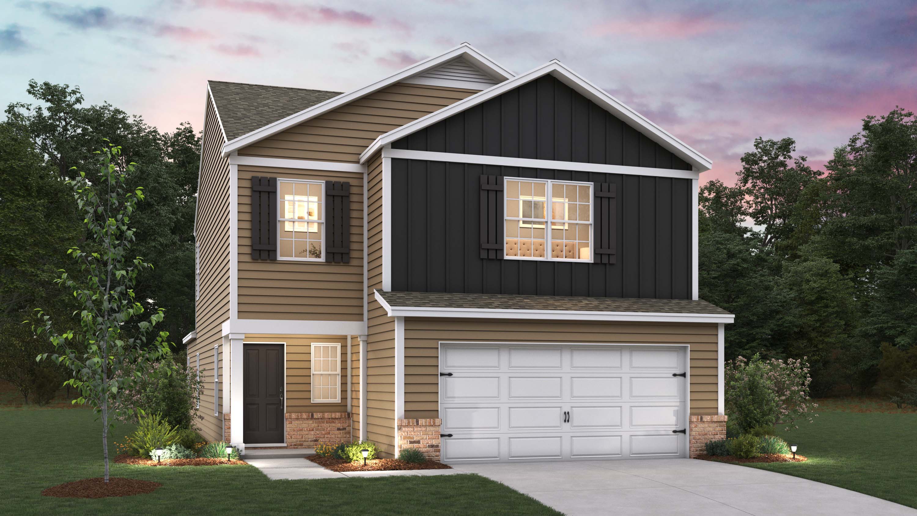 Manning front exterior rendering