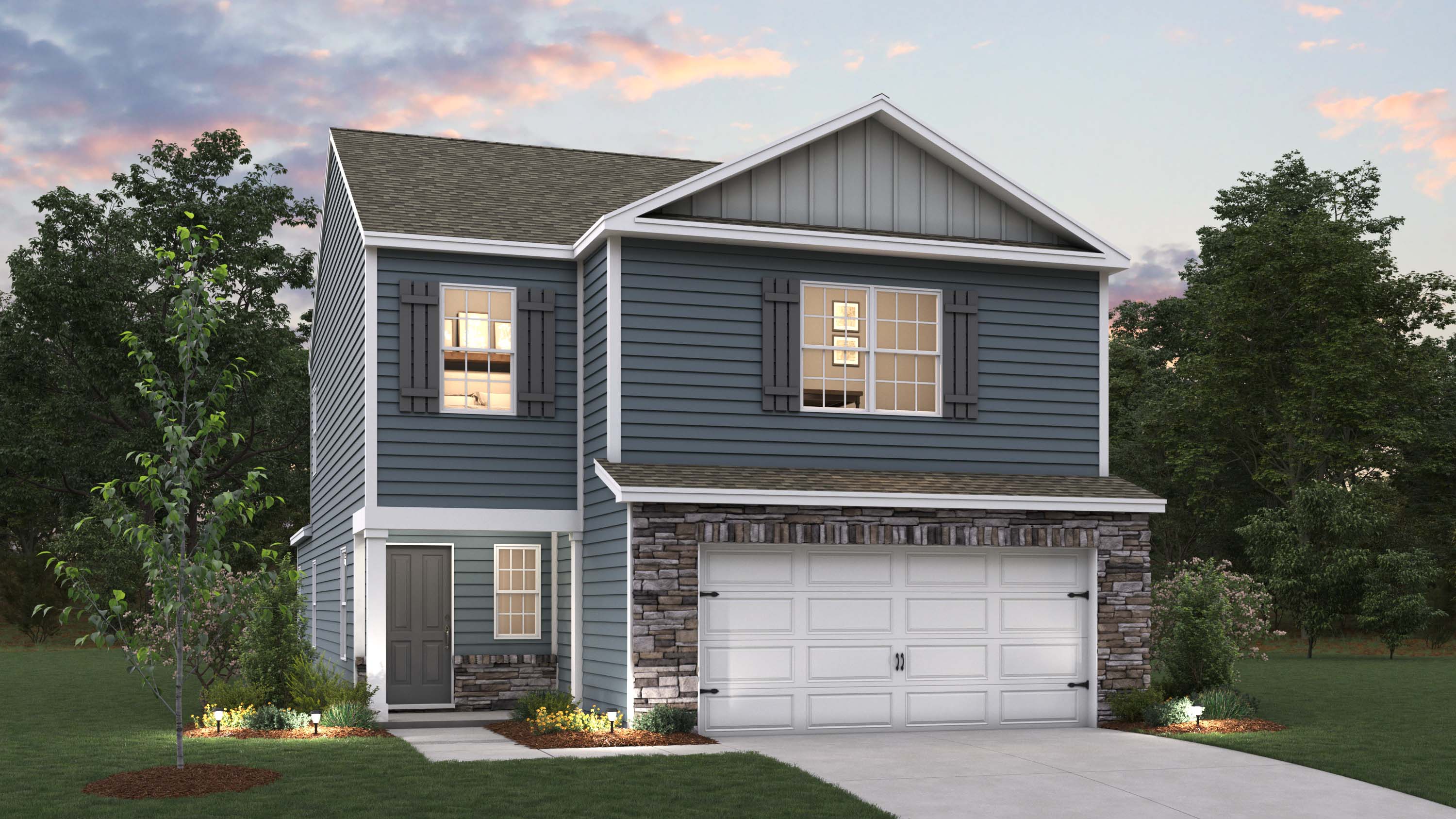Manning front exterior rendering