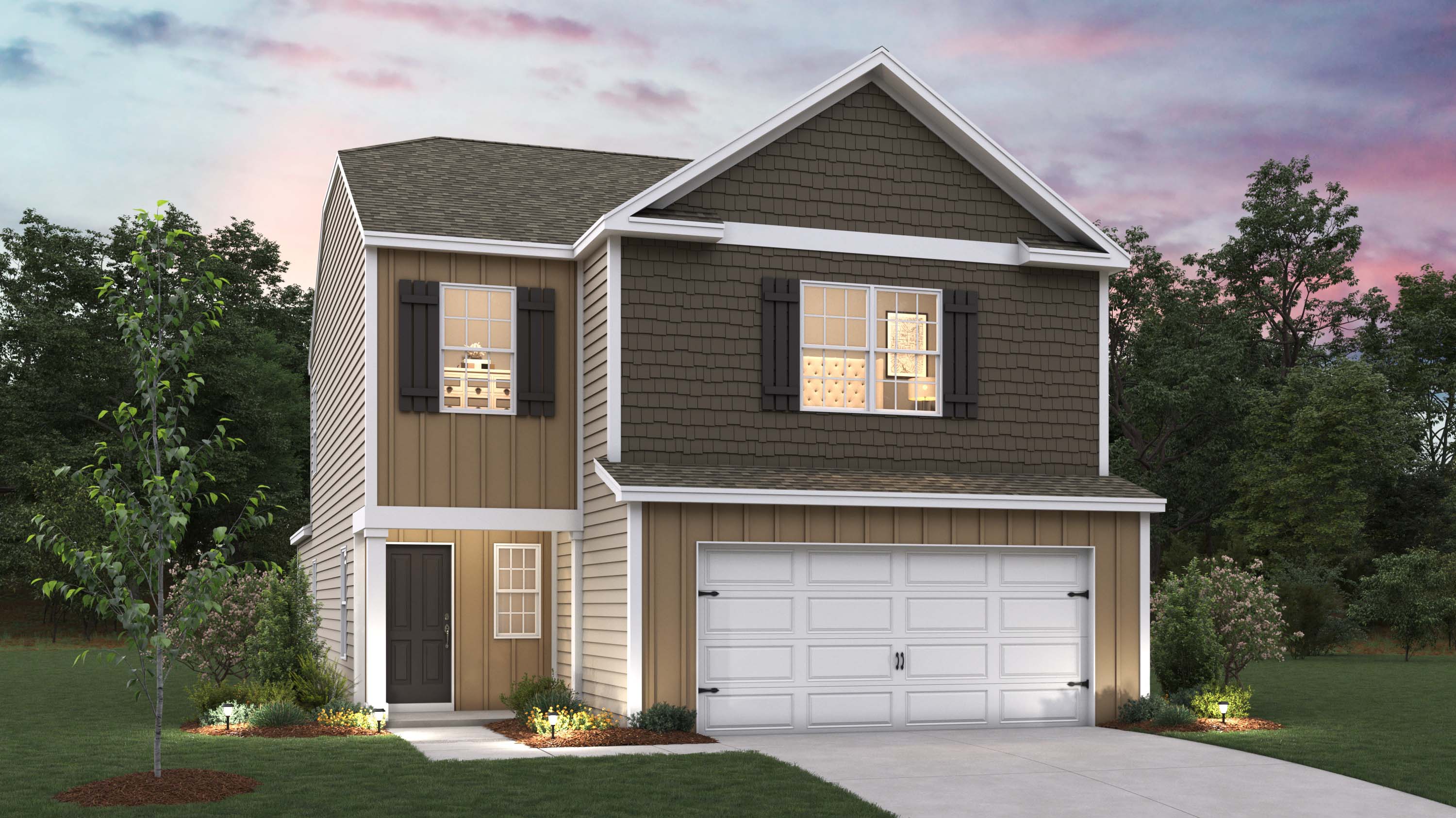 Manning front exterior rendering