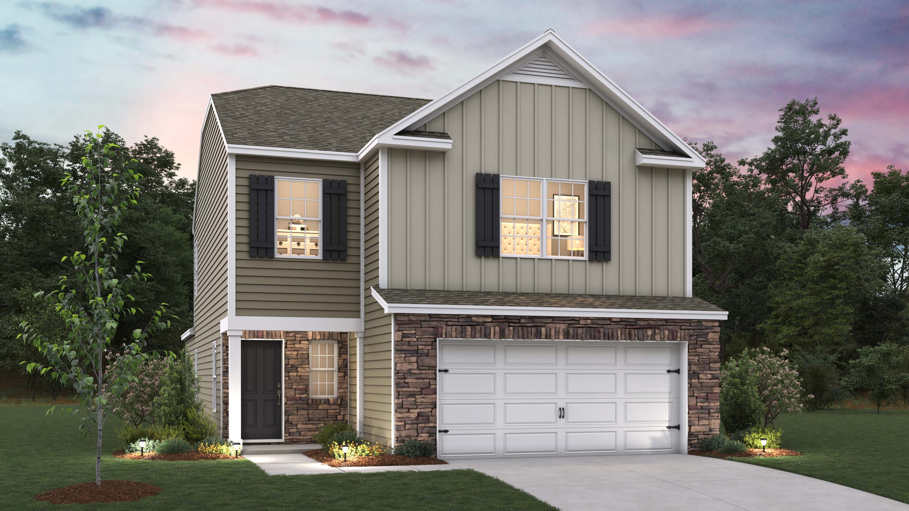 Manning front exterior rendering