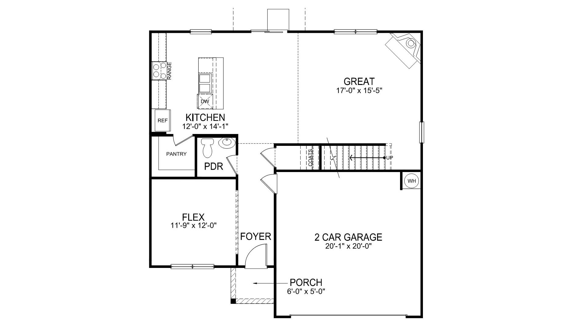 Galen first floor plan