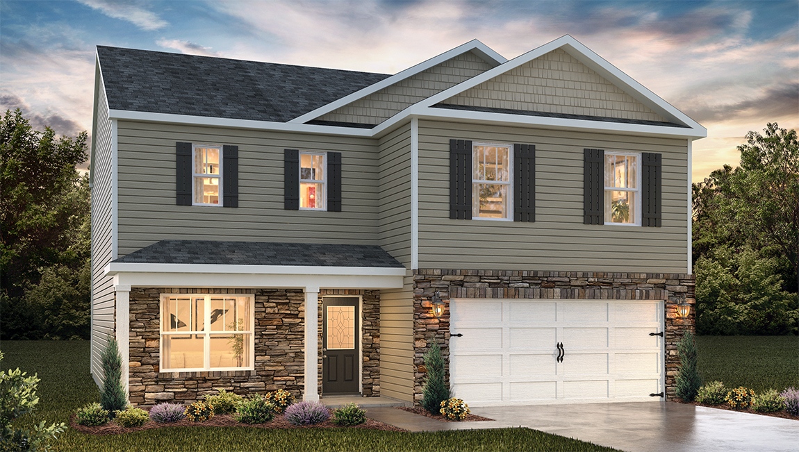 Galen front exterior rendering in Hickory, North Carolina