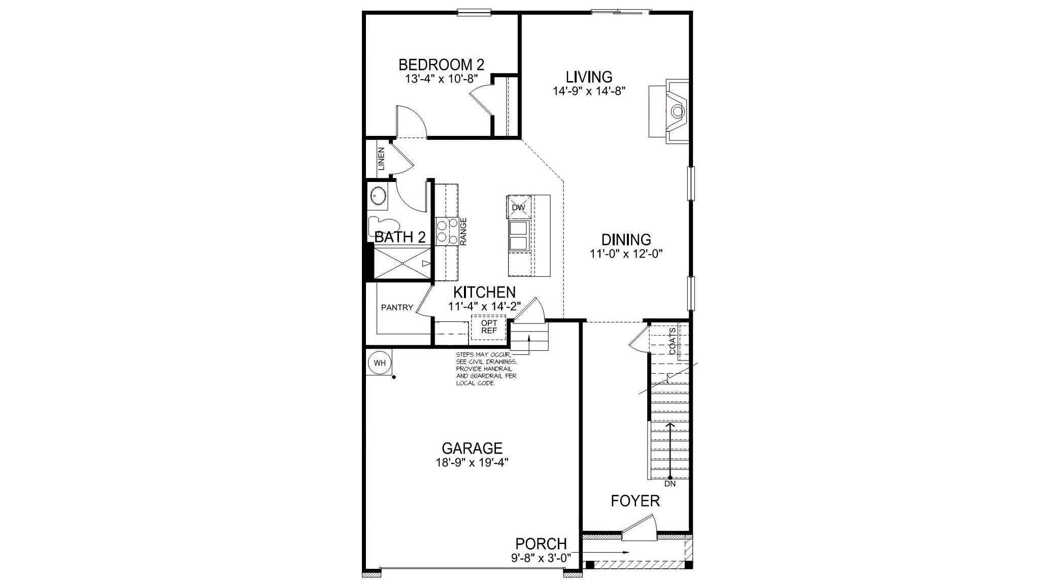 Robie first floor plan