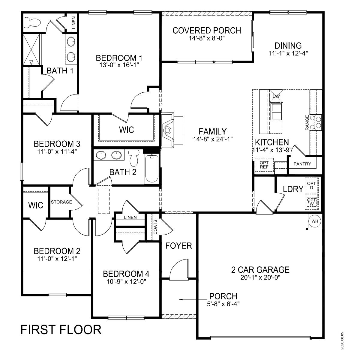 Booth first floor plan