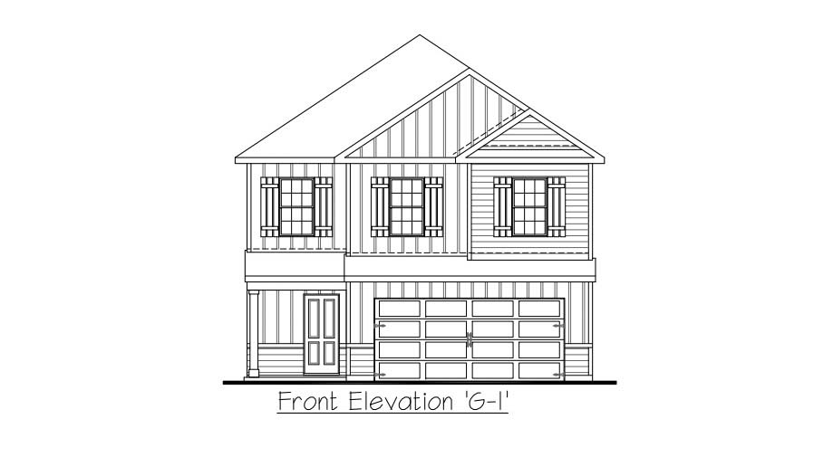 Walden front exterior drawing