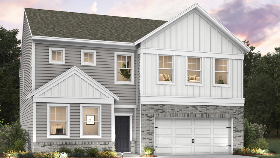 Summer rendering front exterior