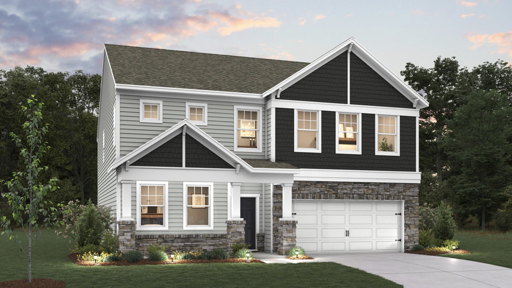 Summer rendering front exterior