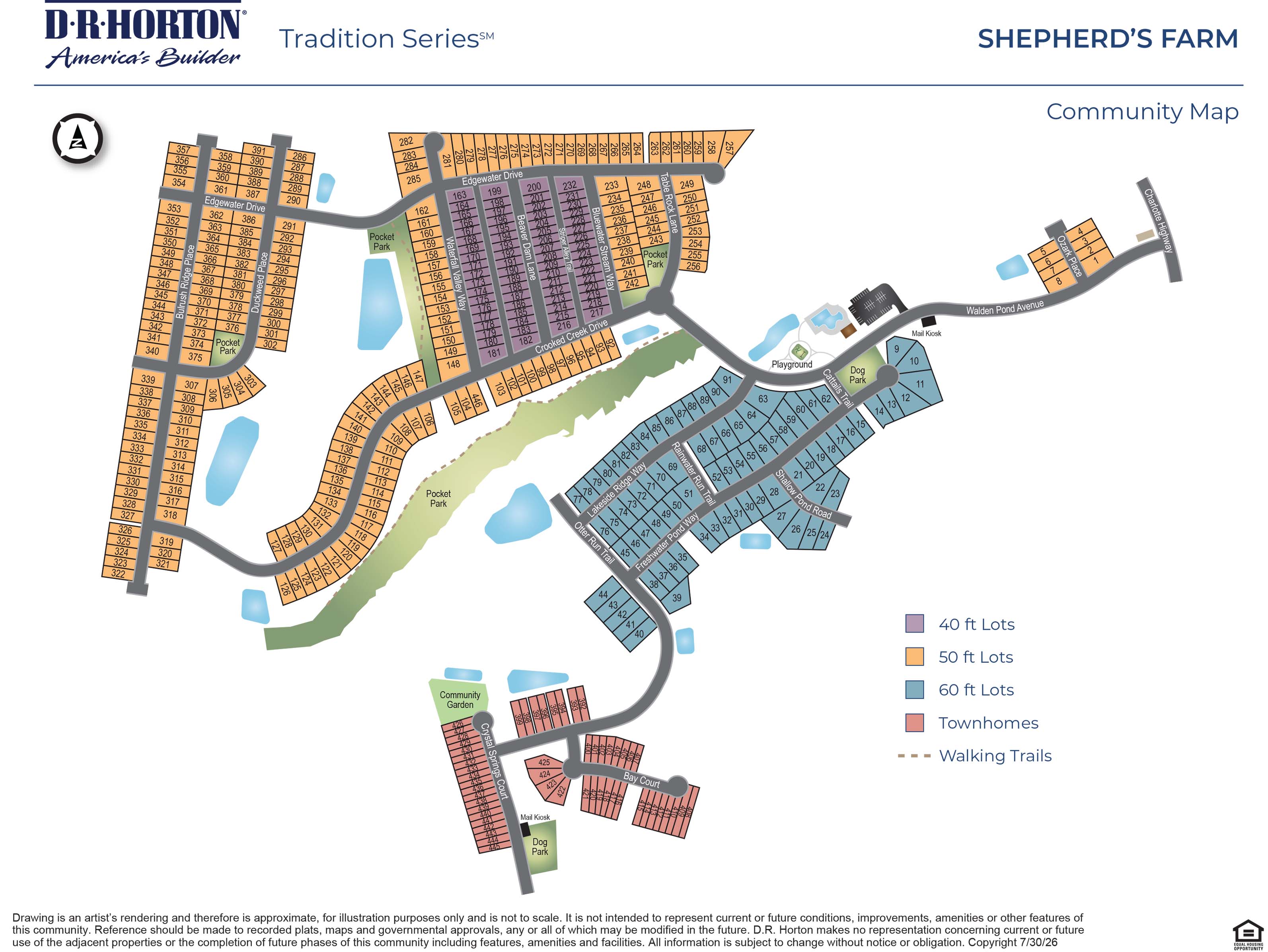 Static Lot Map