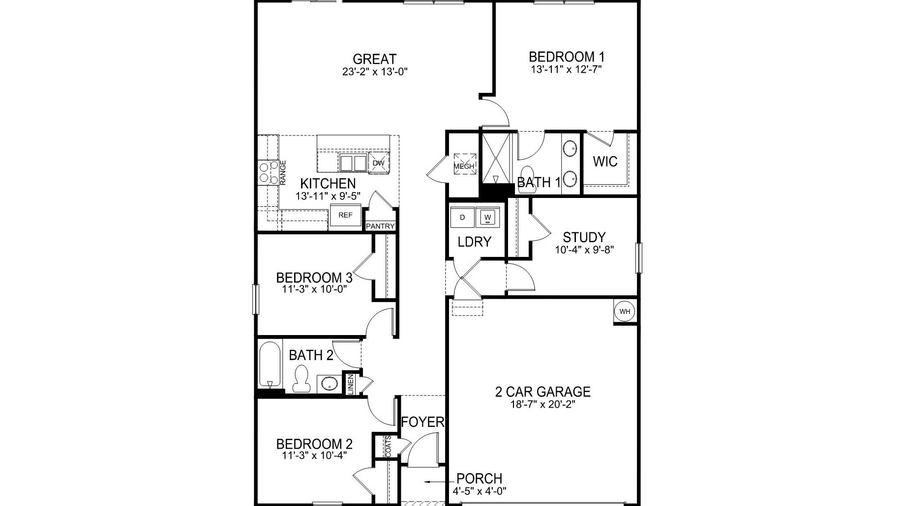 Freeport first floor plan