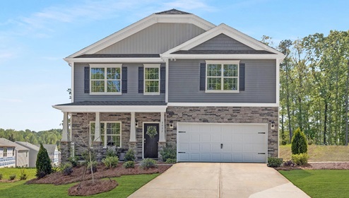 Wilmington front exterior model with sales center