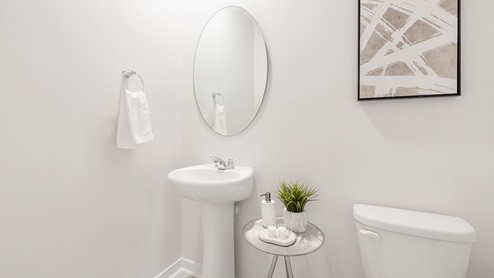 Powder bathroom