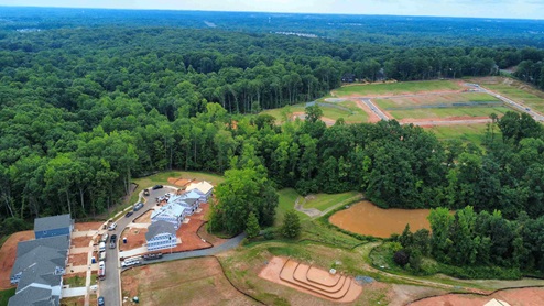 Reedy creek Preserve birds eye view of community