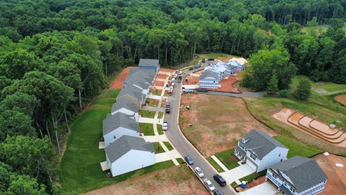 Reedy creek Preserve birds eye view of community