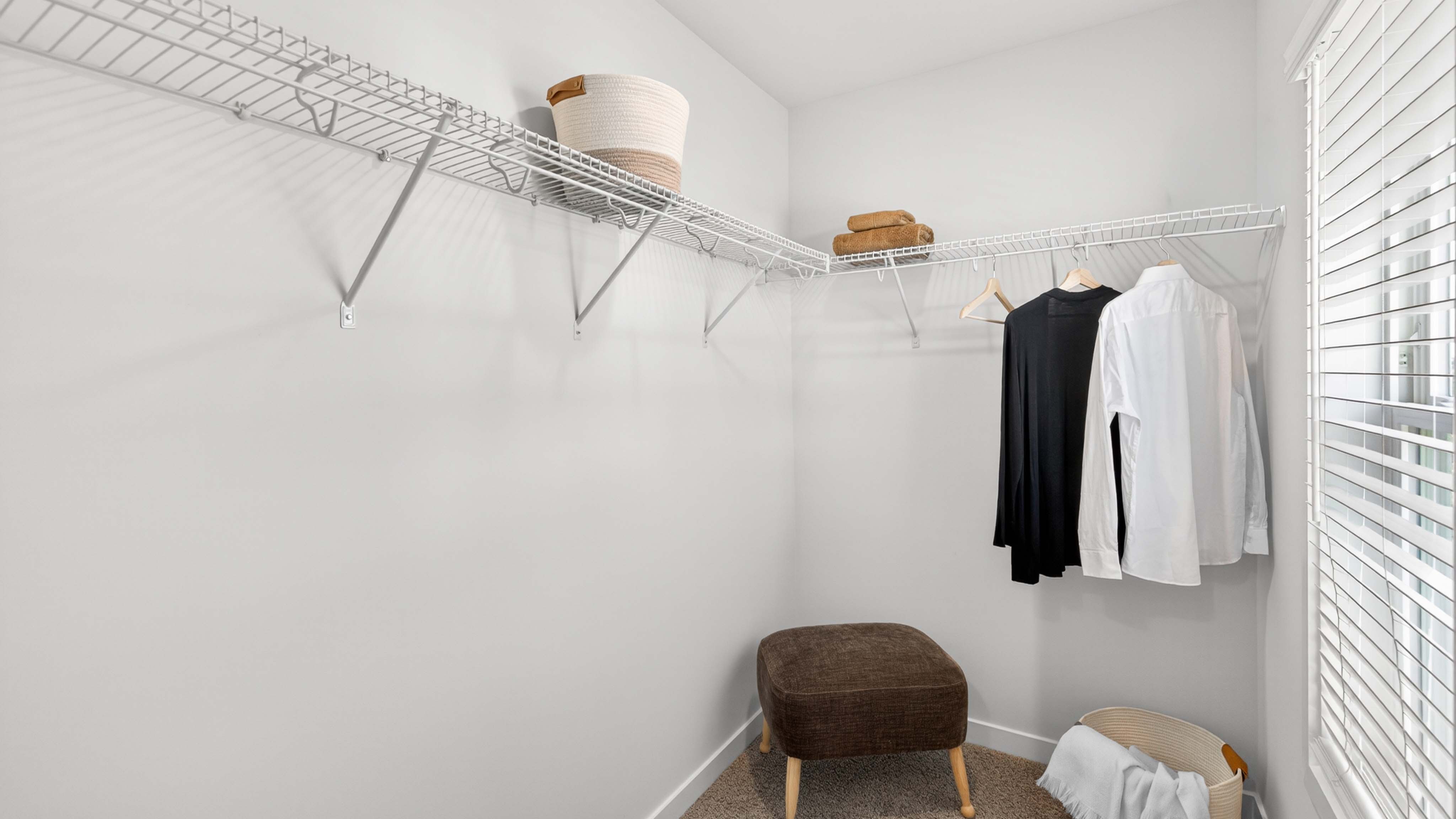 Primary walk in closet