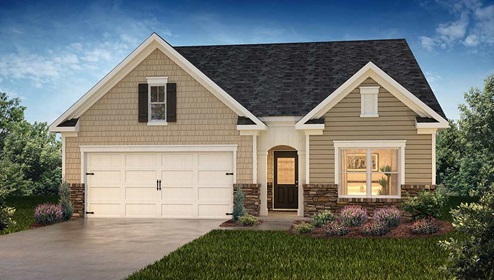 Aria N front exterior rendering