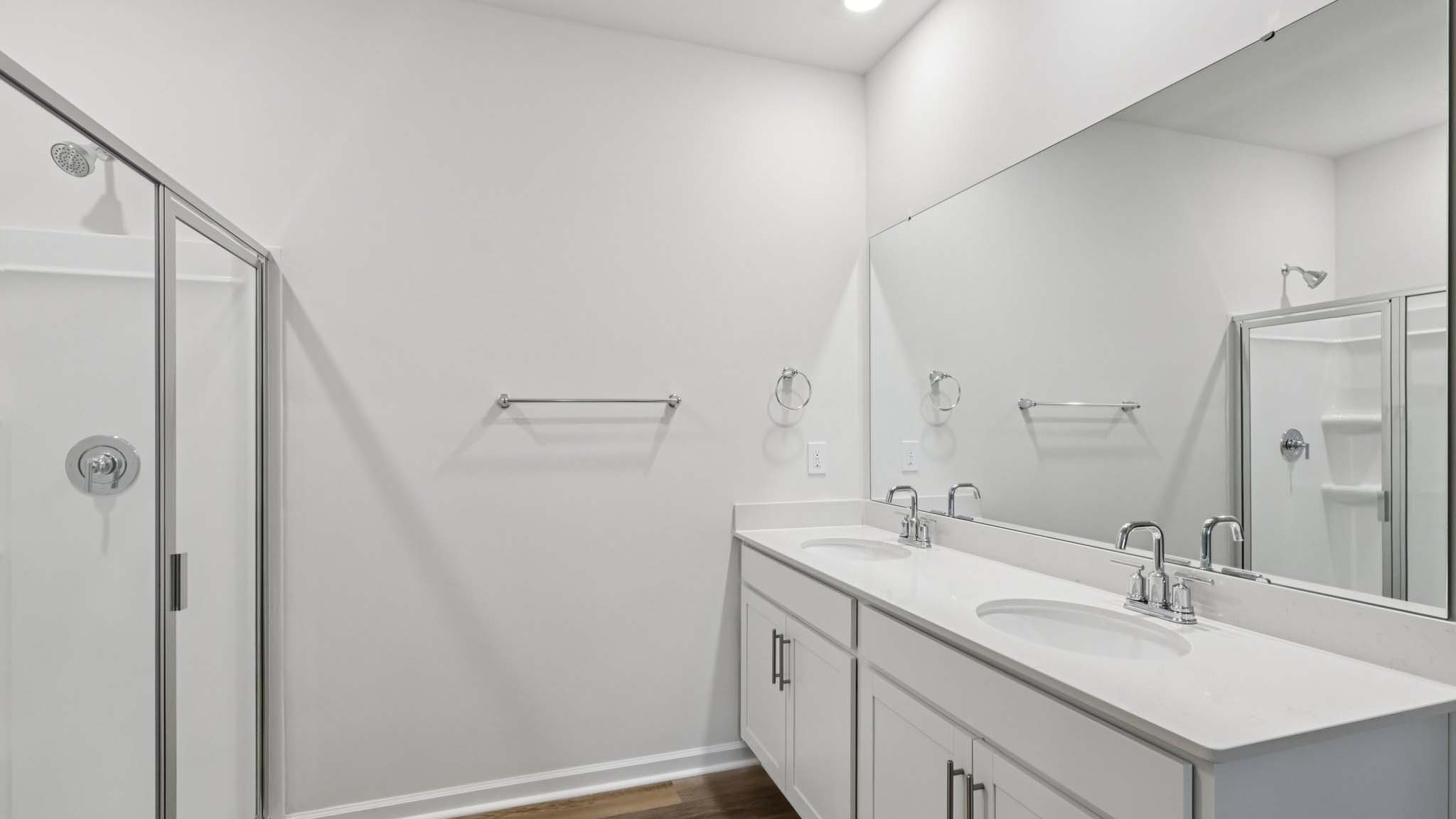 bathroom with walk in shower