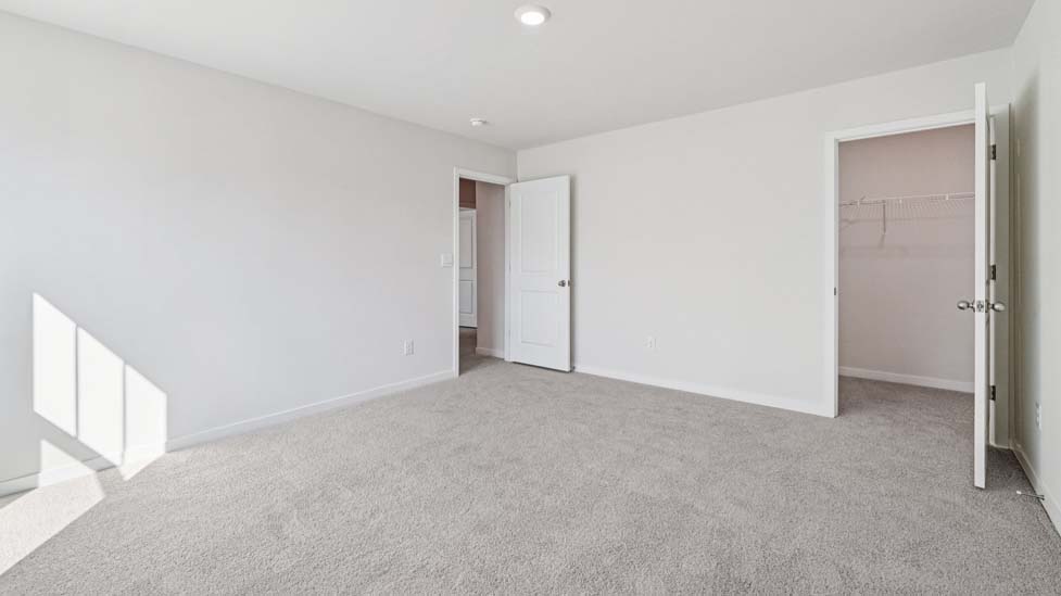 carpeted walk in closet
