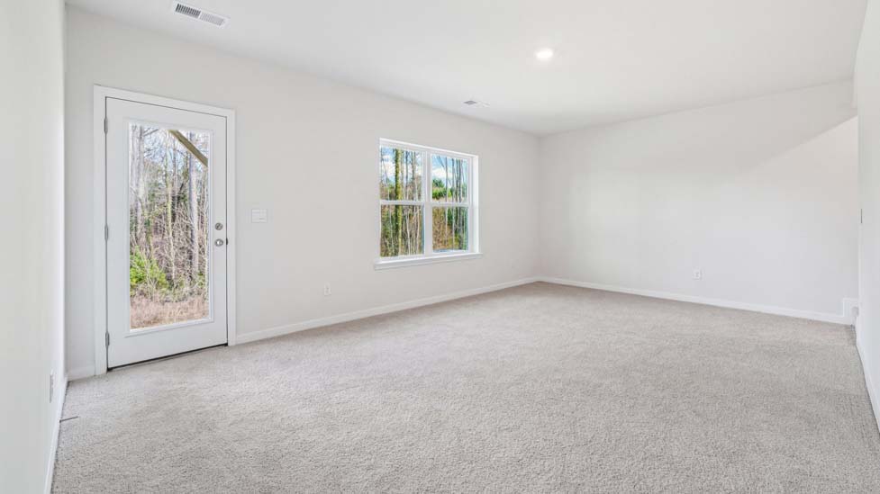 carpeted walk in closet