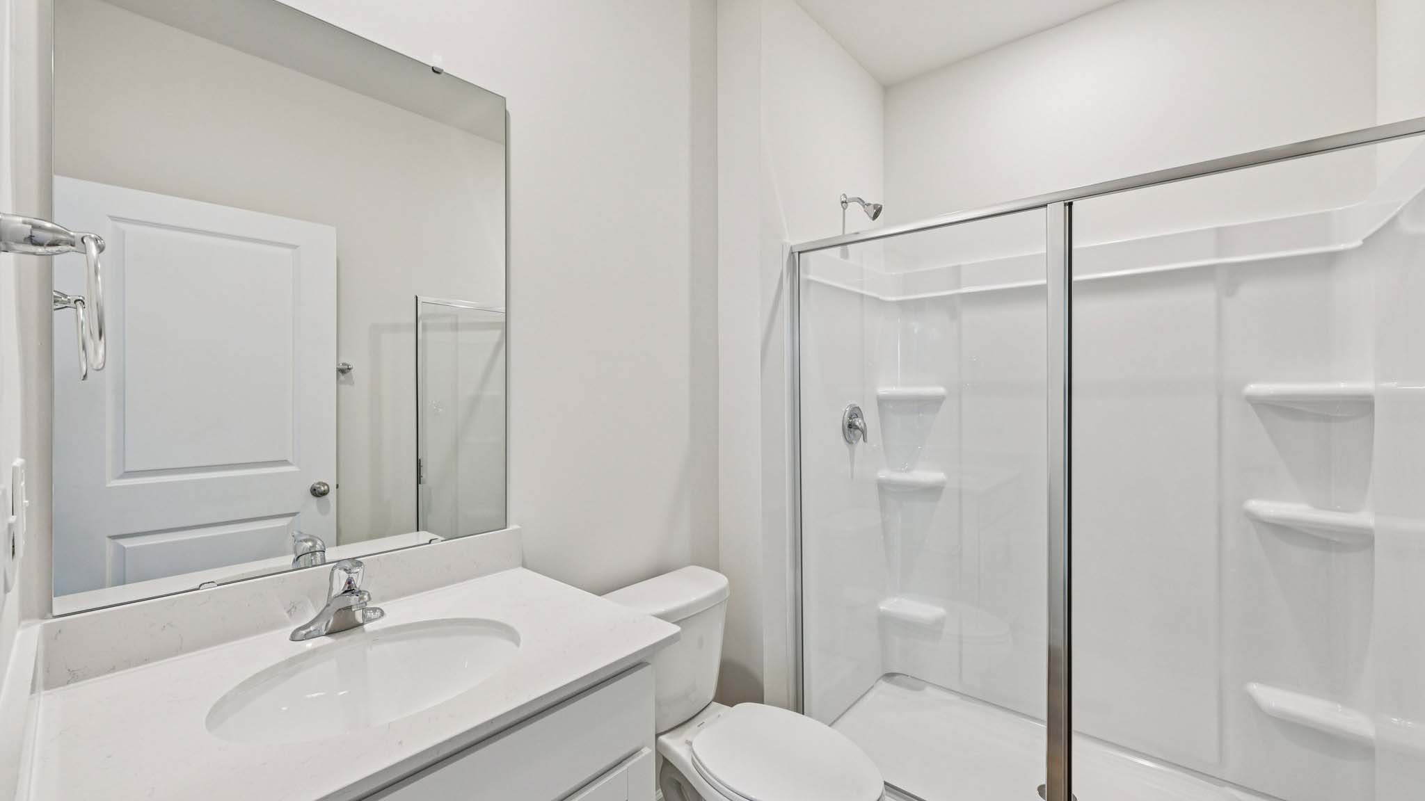 Bathroom with walk in shower