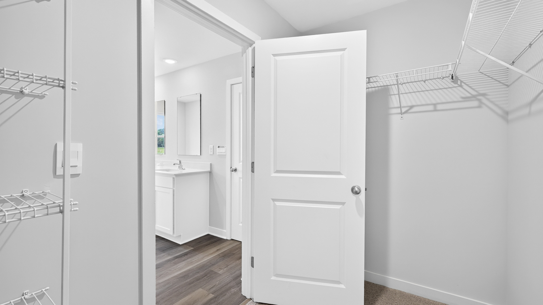 Primary walk in closet