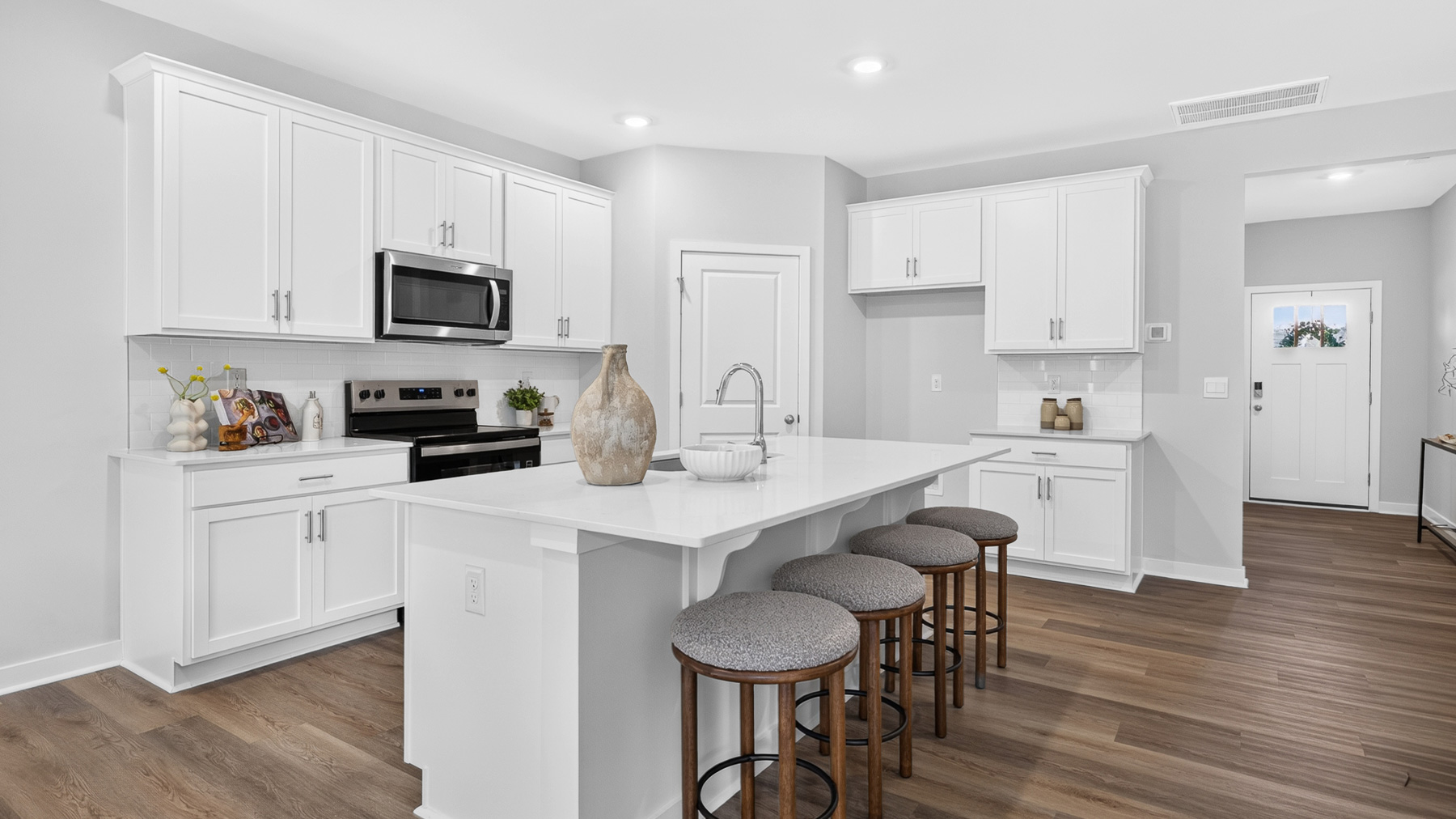 model kitchen and island