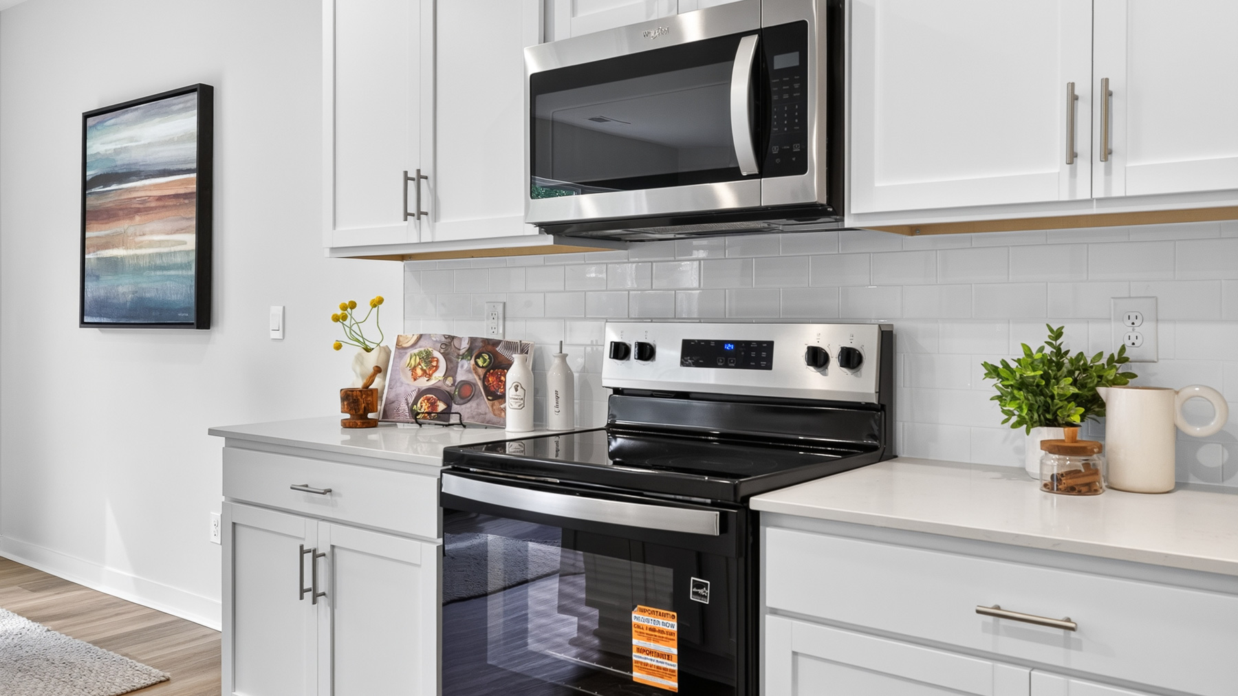 model kitchen and island